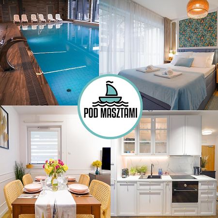 Lulu Apartments - Pod Masztami - Apartament Dwupokojowy - Basen Silownia Parking Kołobrzeg Kültér fotó