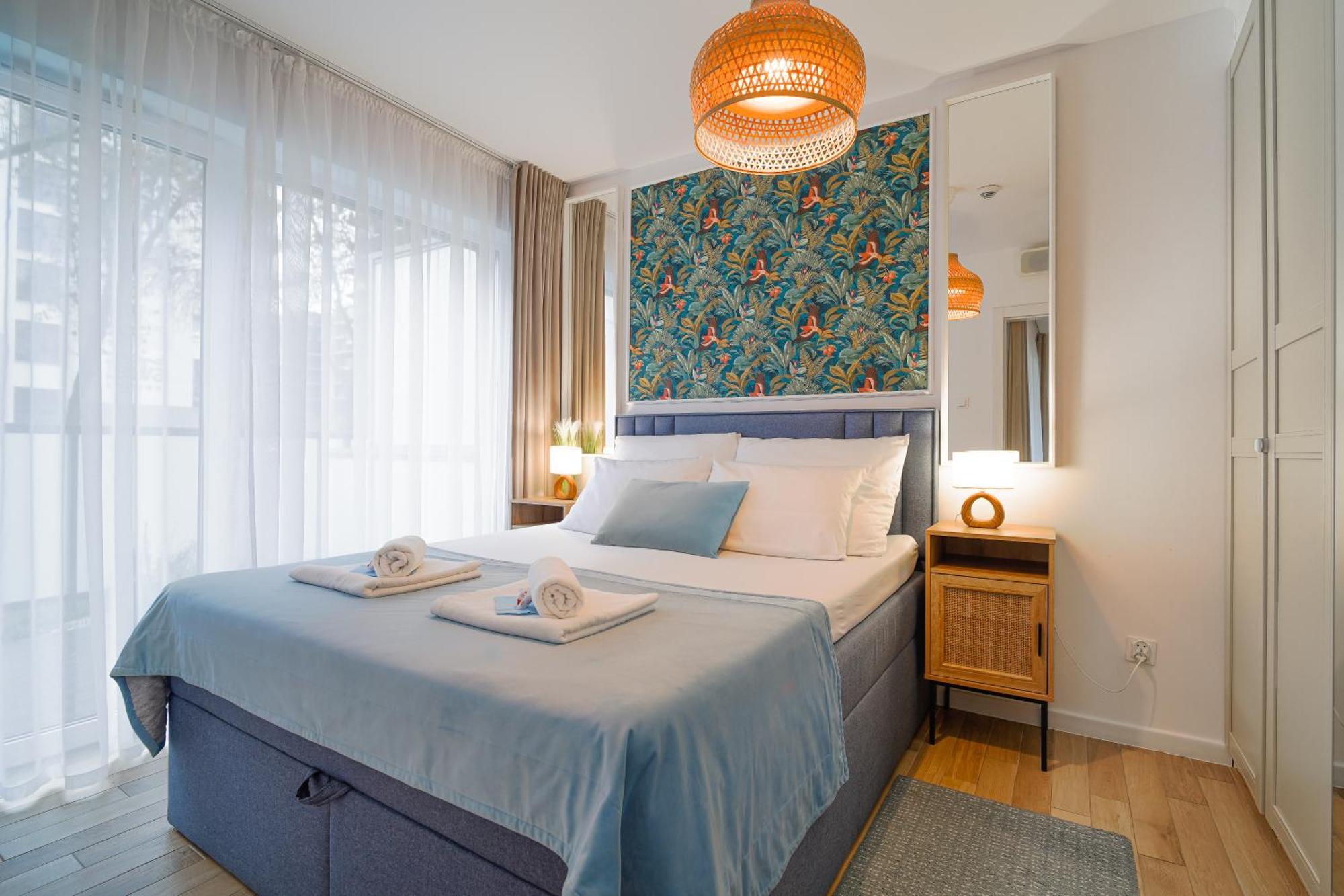 Lulu Apartments - Pod Masztami - Apartament Dwupokojowy - Basen Silownia Parking Kołobrzeg Kültér fotó