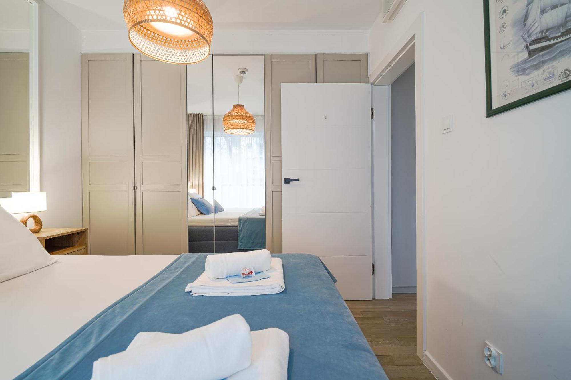 Lulu Apartments - Pod Masztami - Apartament Dwupokojowy - Basen Silownia Parking Kołobrzeg Kültér fotó